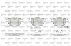 Brake Pad Set, disc brake BRAKE PADS LCV Valeo