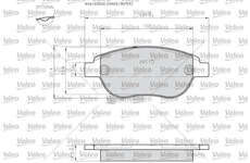 Brake Pad Set, disc brake BRAKE PADS LCV Valeo