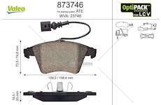Brake Pad Set, disc brake BRAKE PADS LCV Valeo