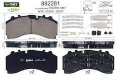 Brake Pad Set, disc brake BRAKE PADS Valeo
