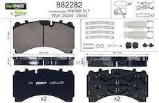 Brake Pad Set, disc brake BRAKE PADS Valeo