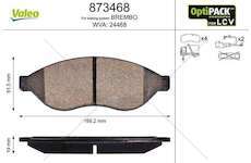 Brake Pad Set, disc brake DUCATO/JUMPER/BOXER 15
