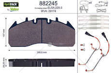 Brake Pad Set, disc brake PREMIUM DXI Valeo