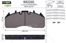 Brake Pad Set, disc brake PREMIUM DXI Valeo