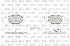 Brake Pad Set, disc brake TRANSIT/TOURNEO 1.5/1.6 TDCI Valeo