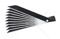 Břity ulamovací 9×0,4 mm, 7 segmentů, SK2, 10 ks – FORTUM