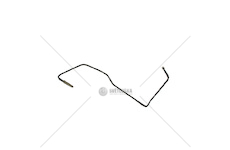 Brzdová trubka levá 56112634