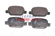 Brzdové destičky fiat panda 03> vzad bez sensor 1.4 ft29162