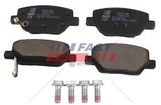 Brzdové destičky fiat tipo 16> vzad bez sensor ft29553
