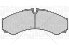 Brzdové destičky iveco daily 00> přední bez sensor 3.0 jtd pf0526