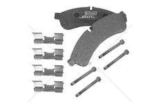 Brzdové destičky iveco daily 06> vzad bez sensor 50-60-65 c15/c18 960895