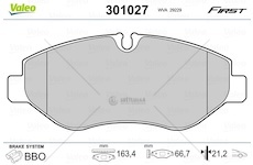 Brzdové destičky iveco daily 06> WVL 301027