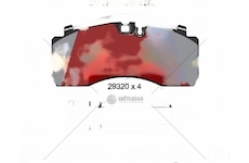 Brzdové destičky MAN T3016 TEXTAR S2932004
