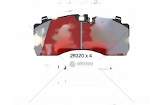 Brzdové destičky MAN T7400 TEXTAR S2932002