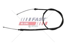 Brzdové lanko citroen berlingo 96> zadní le 11<# 1745/1405 mm ft69001