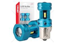 CANBUS LED žárovky 1156 BA15S P21W R10W R5W 4SMD 1860 Bílé 12V 24V AMiO-04252