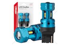 CANBUS LED žárovky T20 7440 W21W 4SMD 1860 White 12V 24V AMiO-04254