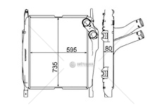 Chladič, chlazení motoru NRF NRF30188