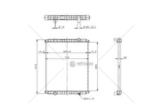 Chladič, chlazení motoru NRF NRF509706