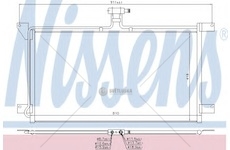 Chladič klimatizace 820x460x25 scania 94,114,124,144,164 0209741_A