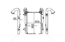 Chladič turba NRF NRF30200