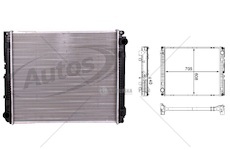 Chladič vody 705x608x40 man tgl,tgm 0175307_A