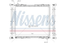 Chladič vody 860x990x40 s rámem scania r 340/380/420/470/500/580/620 0102777_A