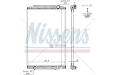 Chladič vody  IVECO STRALIS (02-) 1122x739x48 kompl.