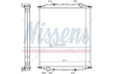 Chladič vody MAN M2000 (95-) 705x610x58 bez rámu