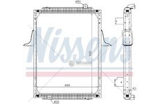 Chladič vody Renault RVI KERAX (97-) 968x689x40 kompl.