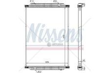 Chladič vody Renault RVI PREMIUM (00-) 968x689x48 bez rámu