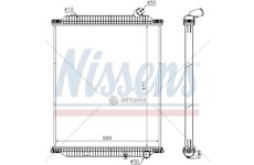 Chladič vody Renault RVI PREMIUM (05-) 811x689x48 bez rámu