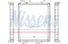 Chladič vody Renault RVI PREMIUM (96-) 826x689x48