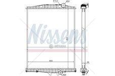 Chladič vody Volvo FM (98-) 900x699x48 bez rámu