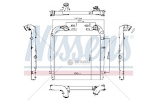 Chladič vzduchu 890x862x62 scania p,g,r,t od 01.2003 0346537_A