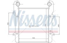 Chladič vzduchu DAF XF 95 554x852x52