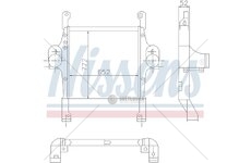 Chladič vzduchu IVECO STRALIS (02-) 652x772x52