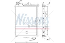 Chladič vzduchu VOLVO FM 7-12 907x730x63