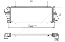 CHLODNICA POWIETRZA MB SPRINTER NRF NRF30830