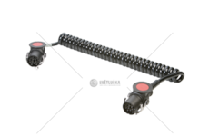 Coiled Cable SPIRALE 15 POLI -24V JAEGER