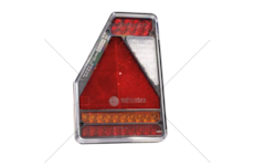 Combination Rearlight UNIV. LED WITH LED REFLECTOR TRIANGLEFT Fristom