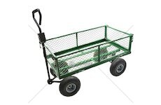 Čtyřkolový přepravní vozík se sklopnými čely i postranicemi 350kg GEKO