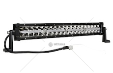 Dálkové LED světlo rampa 60LED 10-30V 24LED, 813mm dálkové+obrysové světlo bílé