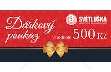 Dárkový poukaz v hodnotě 500,- Kč