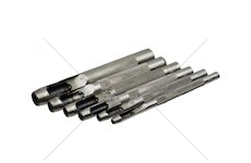 Děrovač kůže, sada 6 ks GEKO