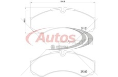 Deska brzdová 29121,29123,29260 textar 164x66x20  iveco daily ii/iii, rvi master ii 0040146_A