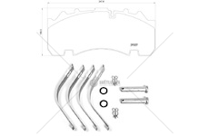 Deska brzdová 29167 valeo 247x109x30 bpw od 2003 0155238_A