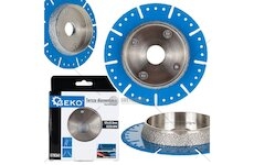 Diamantový kotouč pro řezání a srážení hran PVC trubek, 125 mm - GEKO