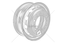 Disk kola IVECO DAILY 06- 6JX16H2 IVECO 5802994004