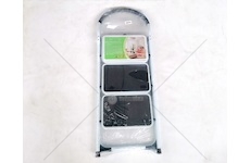 Domácí ocelové schůdky, 3 schody